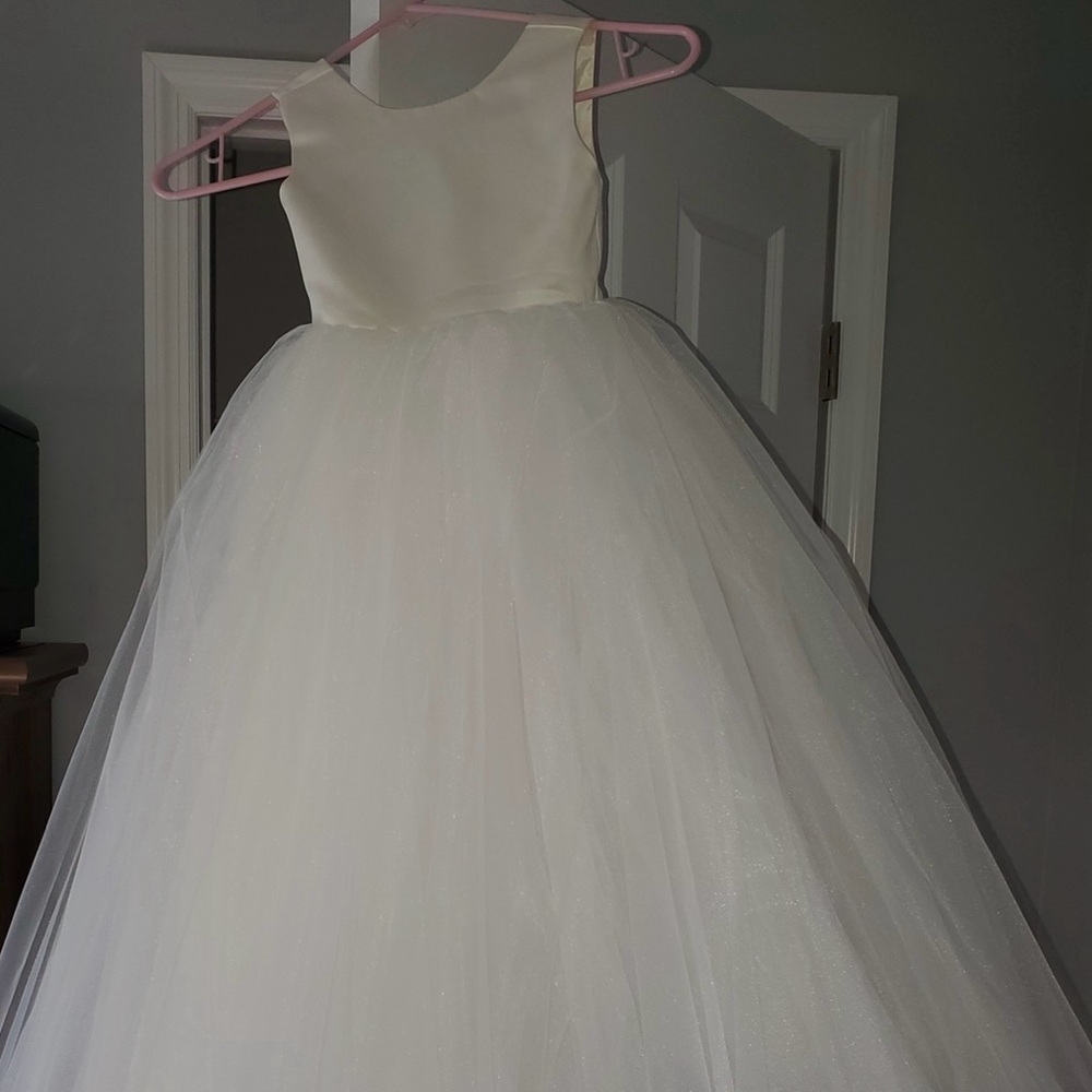 Elegant White Ball Gown Dress